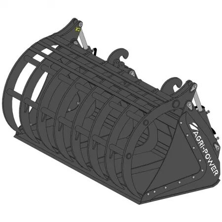 Benne a grappin dents laser 2400 xl jcb q-fit