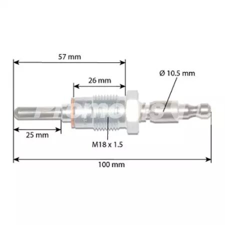 Bougie de prechauffage adaptable 12v