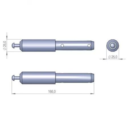 Boulon  9-25x166 zn sip 152595419