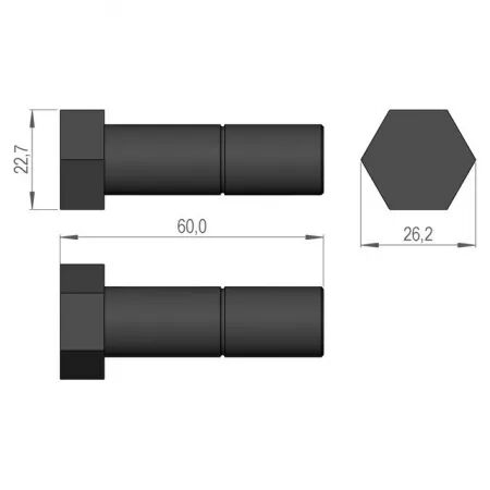 Boulon m16x50 sip 745077100c