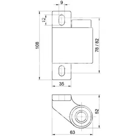 Bras de rétroviseur gauche télescopique et repliable adaptable Claas/Renault