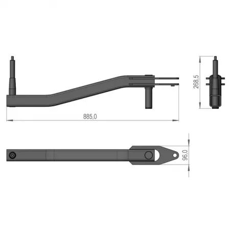 Bras oscillant intérieur sip156842303