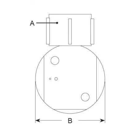 Buse de rinçage de cuve g1 64mm