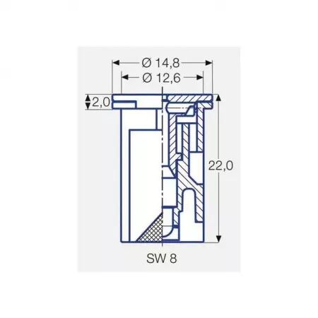 Buse Lechler antidérive IDKS 80 015 vert plastique