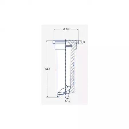 Buse Lechler fertilisation FS 100 02 jaune plastique