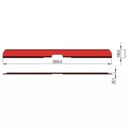 Capot avant inferieur sip269500010