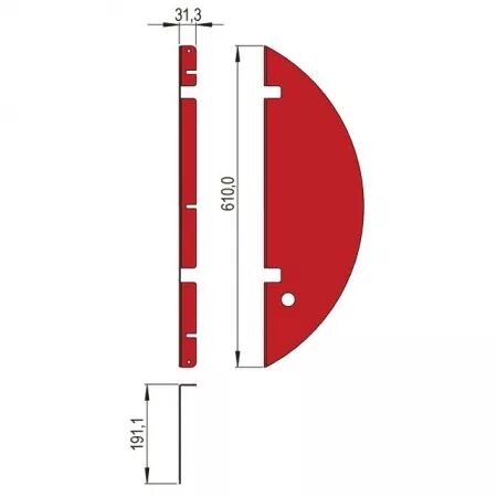 Capot lateral droit sip781042120