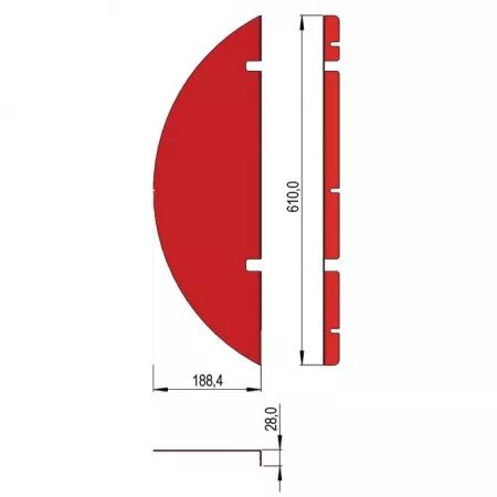 Capot lateral gauche sip781042370