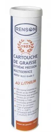 Cartouche de graisse 400g extreme pression grade 2