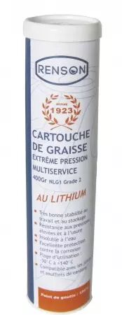 Cartouche de graisse 400g par carton de 24