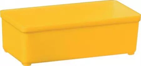 Casier de rangement jaune l101mm p50,5mm h32mm pour tiroir et mallette