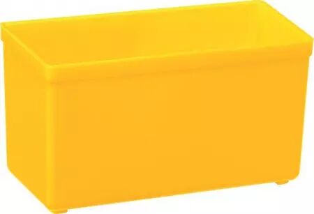 Casier de rangement jaune l101mm p50,5mm h63mm pour tiroir et mallette