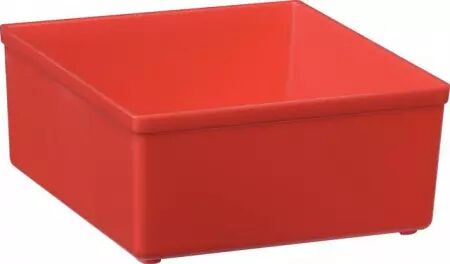 Casier de rangement rouge l110mm p100mm h45mm pour tiroir et mallette