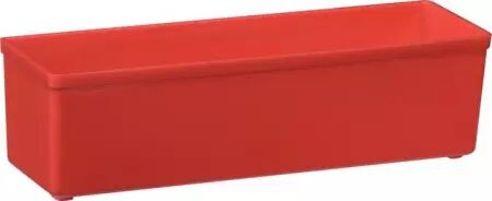 Casier de rangement rouge l165mm p50mm h45mm pour tiroir et mallette