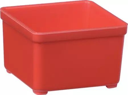 Casier de rangement rouge l50,5mm p50,5mm h32mm pour tiroir et mallette