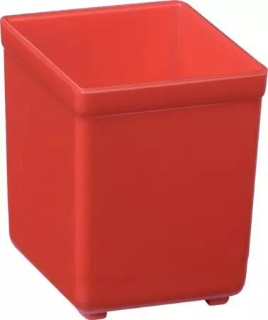 Casier de rangement rouge l50,5mm p50,5mm h63mm pour tiroir et mallette