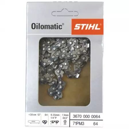 Chaine de tronconneuse 1/4\  .043\  (1.1 mm) 64 entraineurs stihl