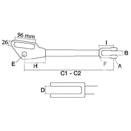 Chandelle de relevage adaptable Fiat