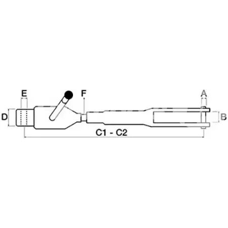 Chandelle de relevage adaptable Ford