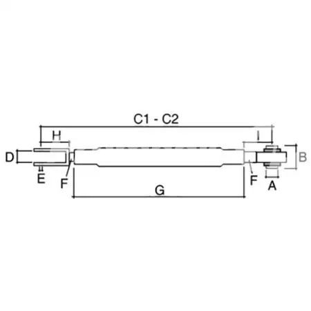 Chandelle de relevage adaptable John Deere