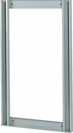 Châssis fixation murale l610mm p150mm h1000mm porte Module rouge Casiers basculants