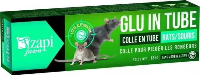Debello : tube de colle pour rat, souris, mulot (135gr)