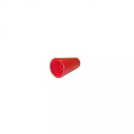 Cône plat rouge plastique 130 x 78 mm