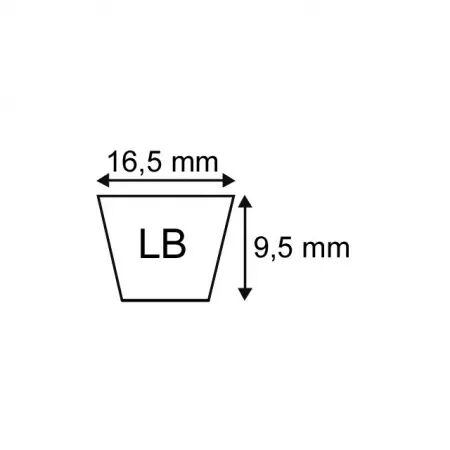 Courroie lb23 (5l24) origine mitsuboshi