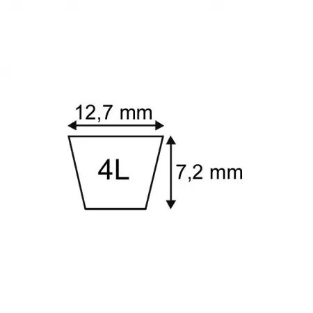 Courroie platinium type 4l111