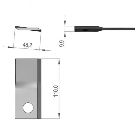 Couteau sip d. 110x48x4 tr19 745032020