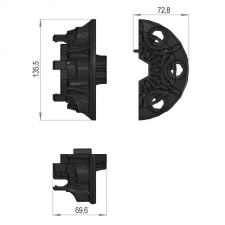 Demi support de bloc rotor n1 sip 30111204