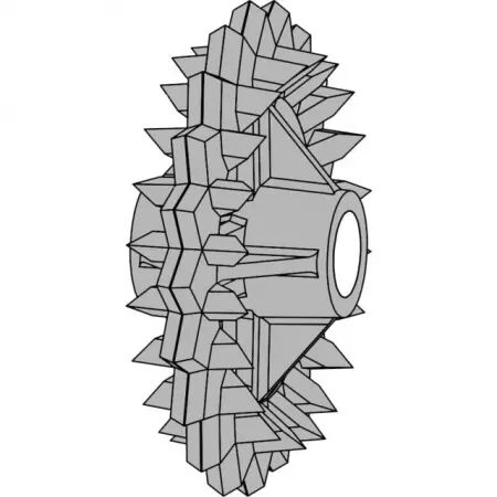 Disque croskilette 300x124mm alésage 52 mm