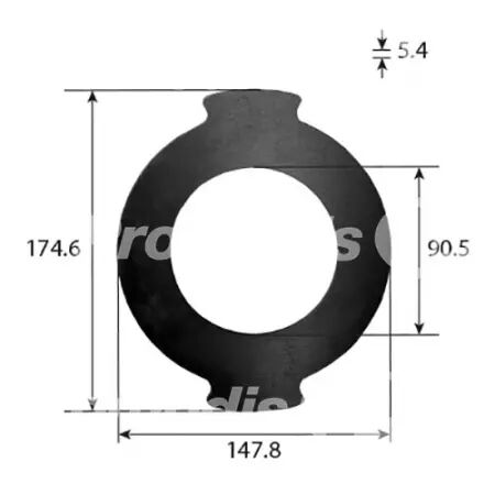 Disque de prise de force adaptable Case Ih/Mc Cormick