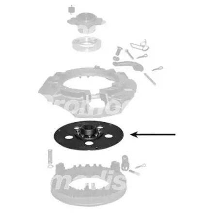 Disque de prise de force adaptable Massey Ferguson