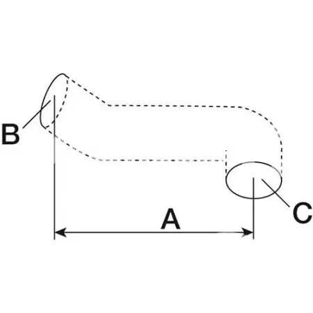 Durite d.56x56 - l.235mm