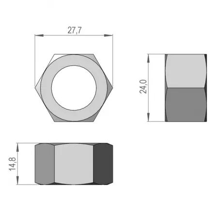 Écrou m16x1,5 en 28673 sip150087603