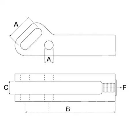 Embout de stabilisateur adaptable Massey Ferguson