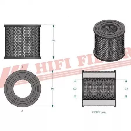 Filtre a air sa 12187 hifi filter