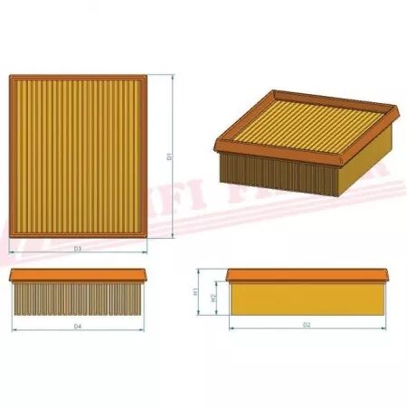 Filtre a air sa 12210 hifi filter