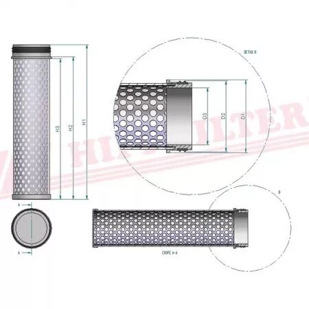 Filtre a air sa 16399 hifi filter