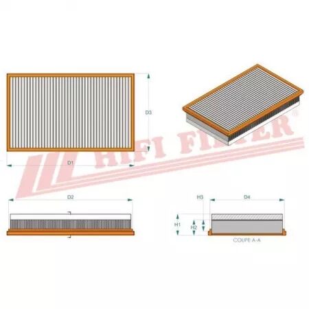 Filtre a air sa 4149 hifi filter