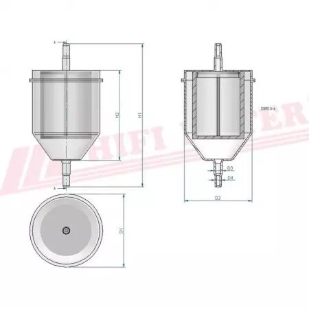 Filtre a carburant rt 2 hifi filter