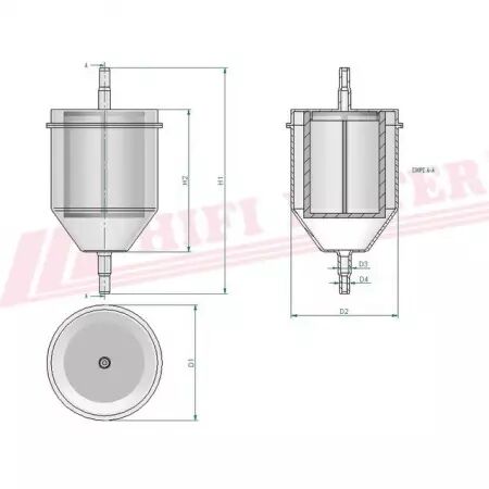 Filtre a carburant rt 3 hifi filter