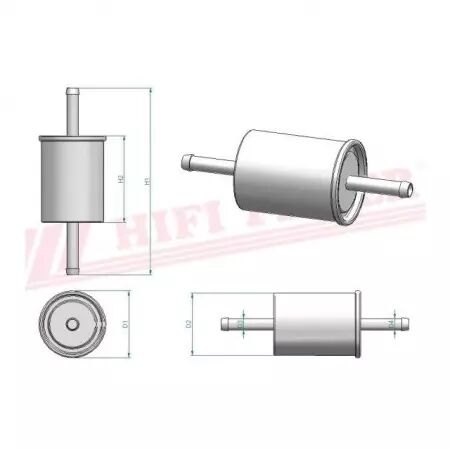 Filtre a carburant rt 48 hifi filter