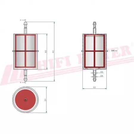 Filtre a carburant rt 5 hifi filter