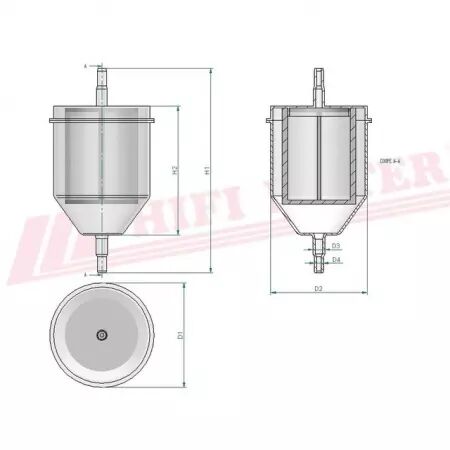 Filtre a carburant rt 7 hifi filter