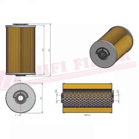 Filtre a gasoil sn 1146 hifi filter