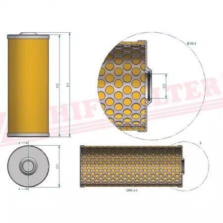 Filtre a gasoil sn 21586 hifi filter