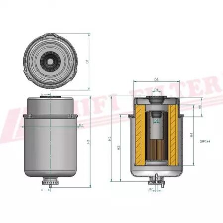 Filtre a gasoil sn 70320 hifi filter