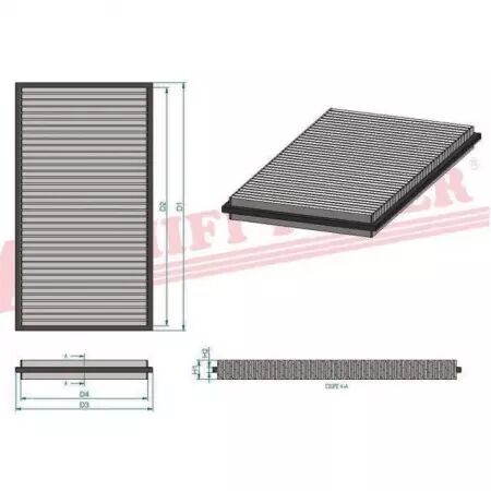 Filtre habitacle sc 50134 hifi filter